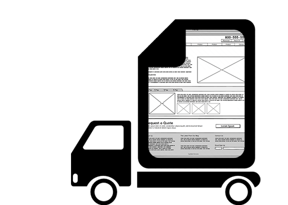 ux desing diliver Wireframe Image